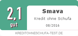 Testsiegel: Smava Kredit ohne Schufa